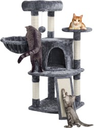 Alden Design 42" Tall Multi-level Cat Tree Tower with Condo, 4 Colors - $38.99
