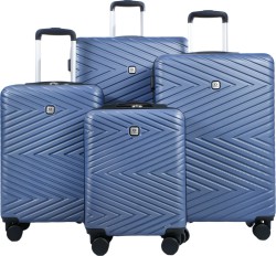 Travelhouse 4-Piece Hardshell Spinner Luggage Set in Many Colors - $94.99 Today