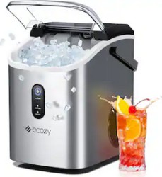 Ecozy 33 lb. Countertop Nugget Style Ice Maker with Self-Cleaning - $132.99