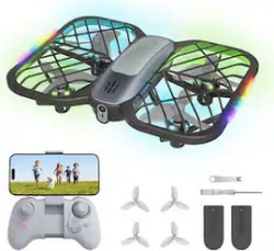 Uranhub HD 720p Camera Mini Drone with 5 Lighting Modes and Remote - $34.99