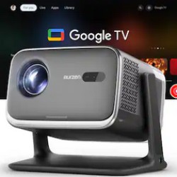 Aurzen Smart Projector with 4K Support, Google TV Built-in - $249.49 Shipped