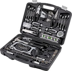 Amazon Basics 173-Piece General Household Hand Tool Set in Case - $58.79