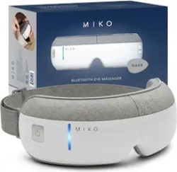 Miko Gaze Eye Massager with Heat, Bluetooth Music, Eye Strain Relief - $79.99