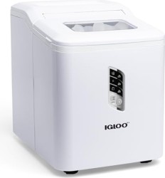 Igloo Portable Countertop Ice Maker with LED Control Panel in White - $69.99 Each