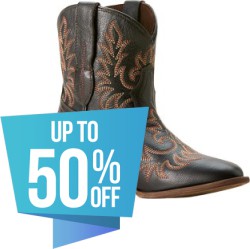 Up to 50% off on Select Ariat Footwear and Apparel for Men and Women at Amazon