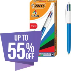 Save up to 55% off Select BIC Writing Instruments at Amazon with Prime Shipping