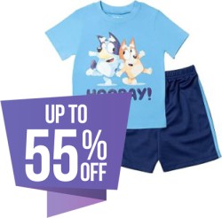 Up to 55% off Select Bluey Toys, Clothing & Accessories at Amazon w/ Prime S&H
