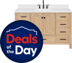 Lowe's Deal of the Day: Save up to 50% off on Select Bathroom Vanities Today Only