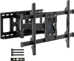 Perlesmith Full Motion TV Wall Mount for 37" to 86" TVs - $44.99 w/ Free Shipping