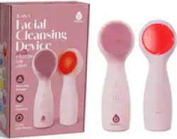 3-in-1 Sonic Facial Cleanser with Heated Jade & LED Light Therapy - $21.99 Today