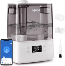 Levoit 6L Capacity Humidifier for Large Bedrooms with Sleep Mode - $55.07 Today
