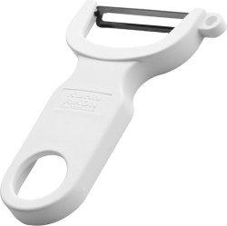 Kuhn Rikon Original 4" Swiss Peeler with Carbon Steel Blade in White - $5.75 Each