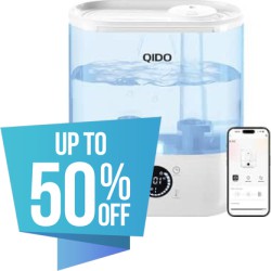 Save up to 50% off on a Selection of Humidifiers at Amazon with Prime Shipping