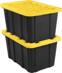 Sterilite 6-Pack of Large 27-Gallon Plastic Storage Containers with Lids - $48.00