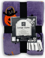 Member's Mark Halloween Lounge Throws, 60" x 70" Size, 7 Styles - $10.88 Each