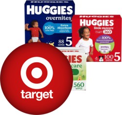 $20 Target GiftCard with a $100+ Purchase of Select Diapers & Wipes until 8/15