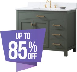 Summer Markdown Deal: Up to 85% off on Bath Items, Vanities and More at Wayfair