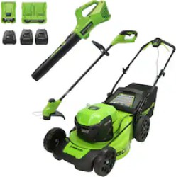 Greenworks 48V 20" Mower, 12" String Trimmer & 320 CFM Blower Kit - $519.95