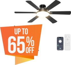 Save up to 65% off on Hundreds of Styles Ceiling Fans at Amazon with Prime S&H