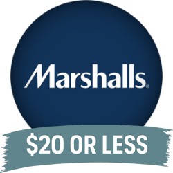 Save up to 85% off on Thousands of $20 and Under Clearance Items at Marshalls
