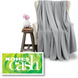 Up to 55% off 100s of Blankets and Throws + 20% to 30% off + Earn Kohl's Cash
