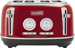 Haden Dorset 4-Slice Wide Slot Stainless Steel Toaster in 4 Colors - $79.95 Each