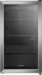 Insignia 115-Can Stainless Steel Look Beverage Cooler w/ Glass Shelves - $179.99