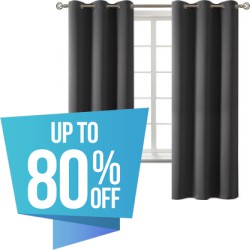 Up to 80% off on Hundreds of Styles of Window Treatments at Amazon w/ Prime S&H