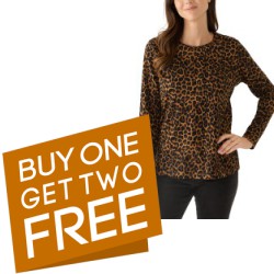 Doorbuster Deal: Buy 1, Get 2 Free on Over 160 Women's Kim Rogers Tops at Belk