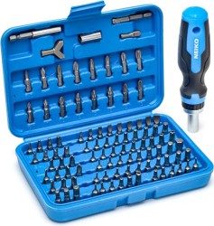 Neiko 101-Piece Chrome Vanadium Steel Security Bit & Screwdriver Set - $14.19