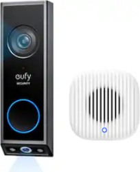 eufy E340 Wired & Wireless Color Night Vision Doorbell with Chime - $129.99
