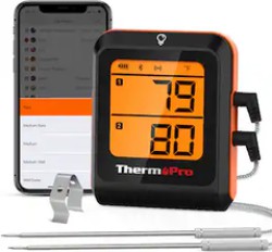 ThermoPro Bluetooth Dual Probe Digital Meat Thermometer - $19.99 Shipped