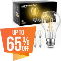 Up to 65% off Hundreds of Halogen, Incandescent, and LED Light Bulbs at Amazon
