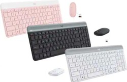 Logitech MK470 Wireless Scissor Keyboard and Mouse Bundle, 3 Colors - $34.99