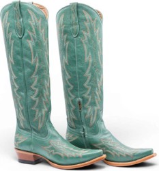 RUJO Boots The Mary Katherine Calfskin Boots in Green - $199.99 with Prime FS