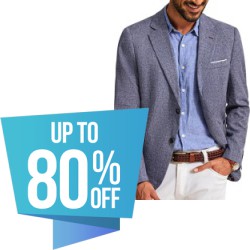Up to 80% off Select Men's Suits and Sport Coats at Amazon with Prime Shipping