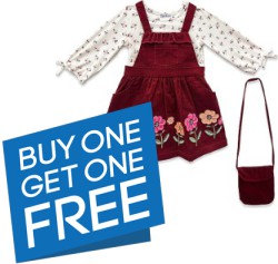 Really Big Weekend Deal at JCPenney: Buy 1, Get 1 Free on Kids' & Baby Clothing