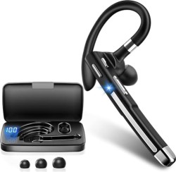 Hsility Bluetooth Earbds with Mic for Office Use - $16.99 with Free Prime Shipping