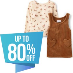 Up to 80% off on The Children's Place Apparel Items for Kids and Babies at Amazon
