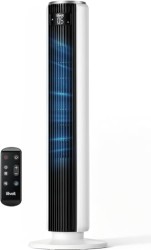 Levoit Standing Floor Fan with 5 Speeds, 4 Modes, Timer & Remote - $54.93