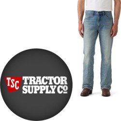 Labor Day Deal at Tractor Supply: 25% to 50% off Men's and Women's Levi's Jeans
