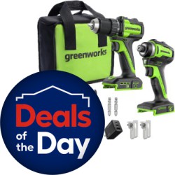 Lowe's Deal of the Day: Up to 35% off on Greenworks Power Tools Kits Today Only