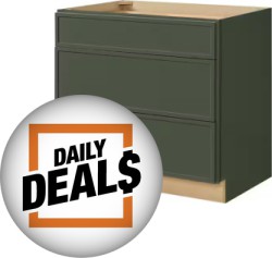 Home Depot Daily Deal: Up to 40% off Kitchen Appliances, Cabinets, Sinks & More