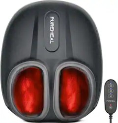 Pureheal Foot Massager with Heat, Shiatsu Massaging, Remote - $47.99 Shipped