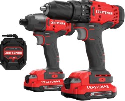 Craftsman V20 20V 2-Tool Combo Kit with 2 Batteries and Charger - $79.00 Today
