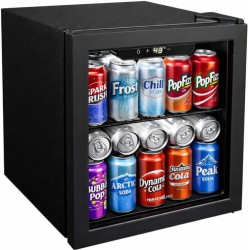 Frigidaire 1.6 cu.ft. Glass Door Compact Beverage Refrigerator - $119.00 Today