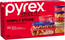 Pyrex 14-Piece Simply Store Glass Bakeware Set with BPA-Free Lids - $20.97 Today