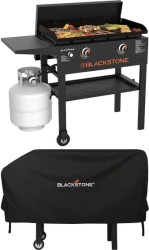 Blackstone 2-Burner 28" Omnivore Griddle with Hard Cover & Soft Cover - $226.97