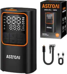 AstroAI Cordless 150 PSI Tire Inflator with DIgital Gauge, Orange - $27.99 Shipped