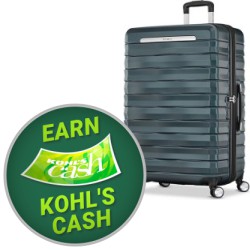 Up to 50% off on Select Samsonite Luggage + $10 off $25 + 15% off + Kohl's Cash
